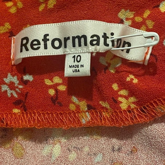 Reformation Lacey Dress in Baila - Picture 8 of 9